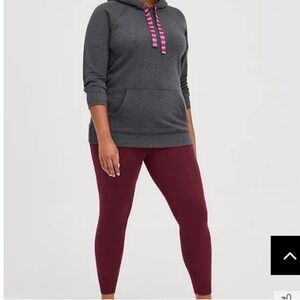 🍷Torrid wine sweater leggings size 1X